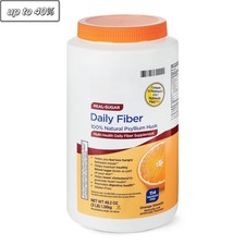 4-in-1 Orange Fiber Powder 48.2oz  Compare to Metamucil Supplement