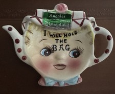 Vintage Disneyland trinket dish &ldquo;I WILL HOLD THE BAG&rdquo;