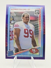 2025 Panini Donruss Optic - Rated Rookie Alfred Collins #237 Purple Shock Prizm