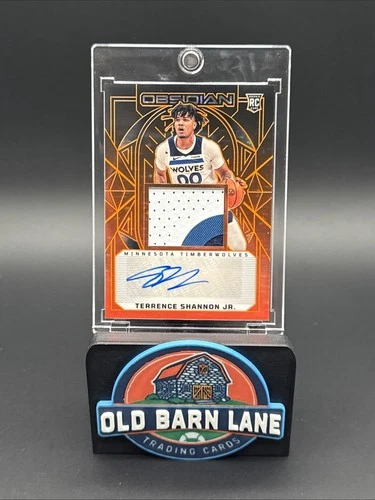 2024 Obsidian Rookie Jersey Ink Terrence Shannon Jr. Martian Flood FOTL /18