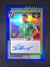 2025-26 Panini Donruss FIFA World Cup Shea Charles RC S. Series Auto Blue /199