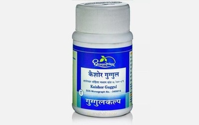 Dhootapapeshwar Kaishor Guggul Tabletten für Männer und Frauen 60 Tabletten