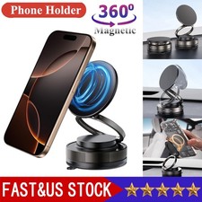 360 Adjustable Magnetic Vacuum Suction Cup Car Phone Holder Mount for MagSafe