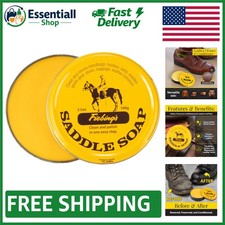 Elegantly Crafted Fiebing's Saddle Soap - Leather Cleaner  Conditioner 3.5 oz