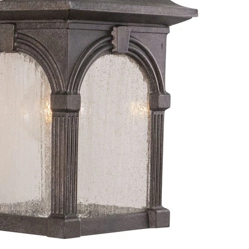 Essex 1-Light Outdoor Wall Sconce in Traditional and Lantern Style 13 Inches - Picture 3 of 4