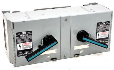 V7E3611R Siemens 30A 600V 3Ø Fusible Twin Panel Switch - Next Day Option