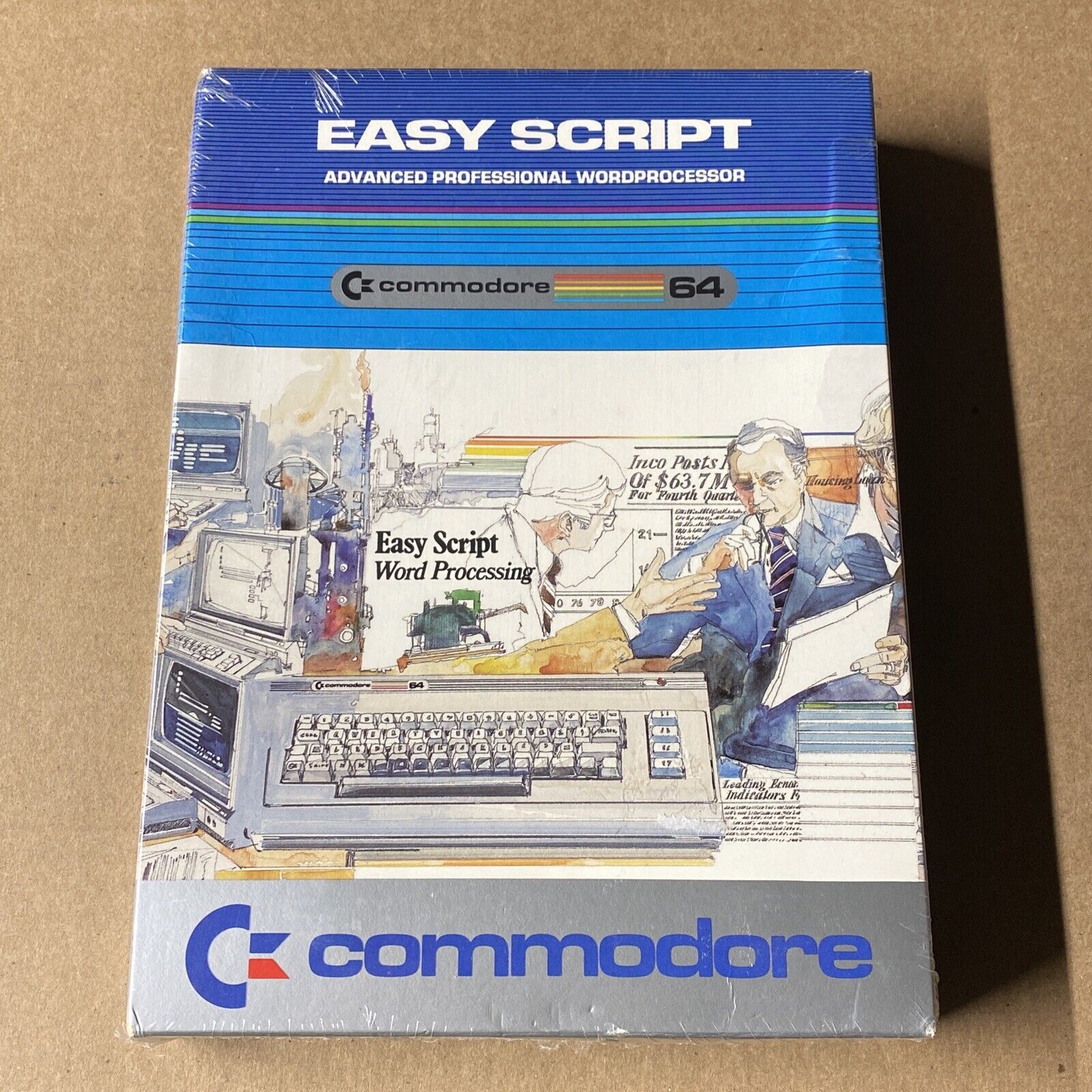 逆輸入 Easy 52%OFF Script Commodore 64 Advanced O Sealed 1984 In Wordprocessor