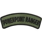 German Army Patch: PowerPoint Ranger Military Iron On Army Patch/Applique
