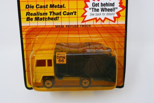 Matchbox 1983 Die Cast Metal Refuse Truck No MB36 - Picture 3 of 5