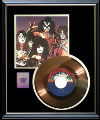 KISS KISSIN' TIME 45 RPM GOLD RECORD FRAME RARE NON RIAA AWARD | eBay