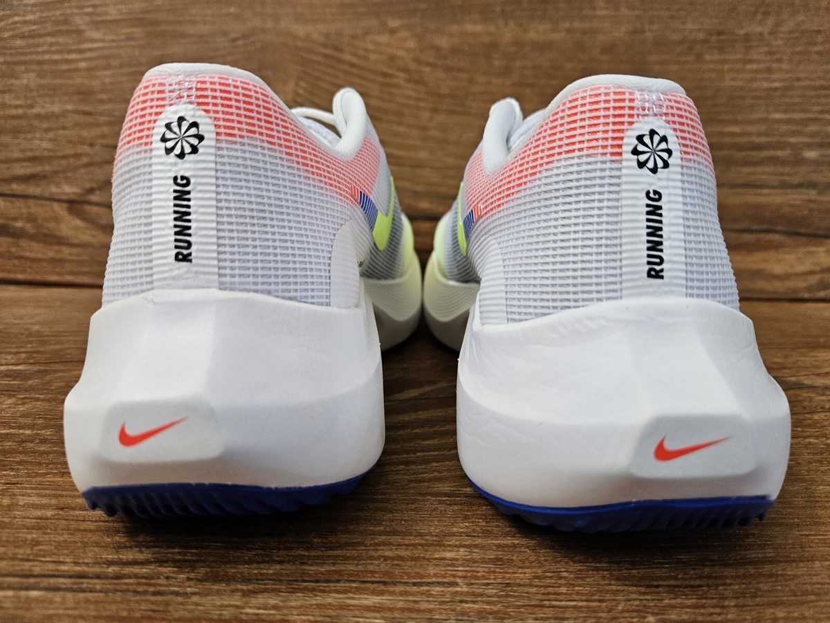 Nike Zoom Fly 5 PRM White Racer Blue Volt Shoes DX1599-100 | eBay