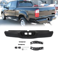 Rear Step Bumper For 2000-2006 Toyota Tundra Complete Assembly Steel Black