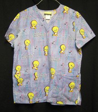 Small Baby Looney Tunes Tweety Nurses Are Oh So Tweet Scrub Top