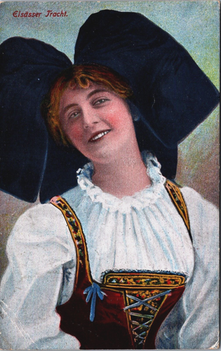 France Traditional Clothing Elsässer Tracht Vintage Postcard C112 | eBay