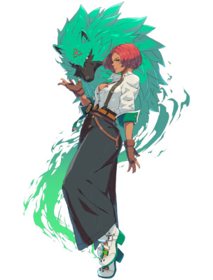 Guilty Gear Strive Giovanna Weatherproof Anime Sticker 6'' Car Decal