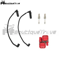 Ignition Coil & Spark Plug w/Wire Cap For Polaris RZR S 800 2011 2012-2014