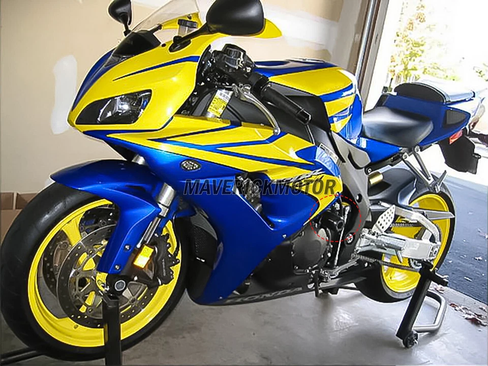 Protector de choque deslizadores de marco negro para Honda CBR1000RR CBR 1000RR 2004-2007 Foto 4 de 4