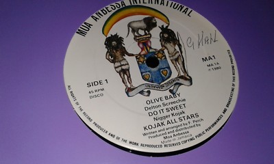 Delton Screechie , Olive Baby , 12'' MOA Label