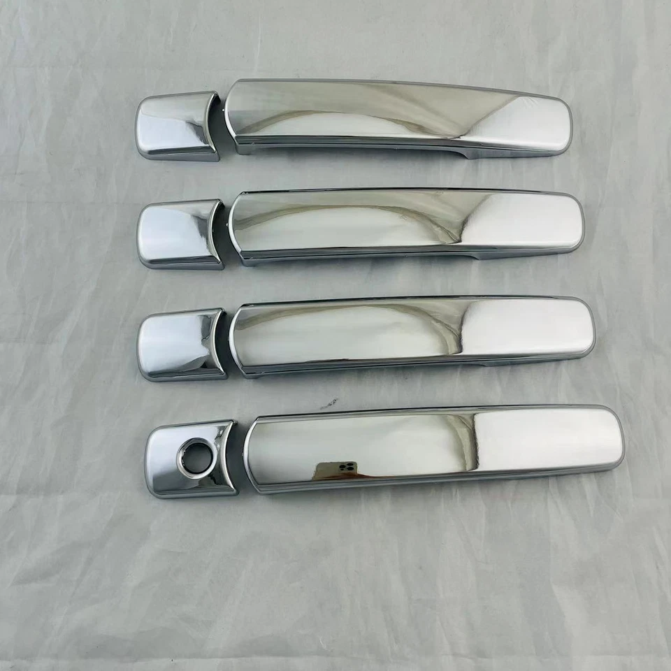 Cubierta de manija de puerta de espejo retrovisor cromada para 08-13 Nissan Rogue Foto 2 de 4