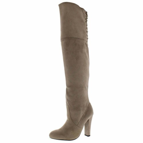 STEVE MADDEN GLEEMER TAUPE FAUX SUEDE 