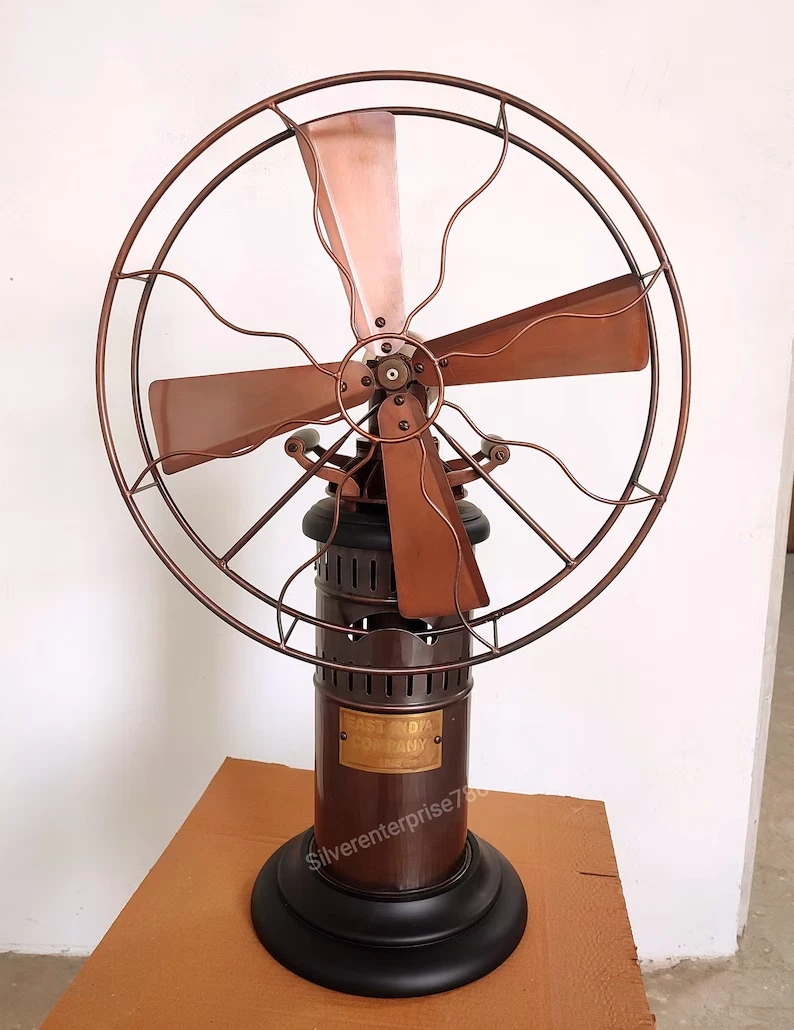 Vintage Steam Operated Antique Kerosene oil Fan Working