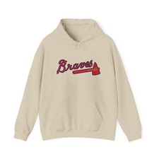 Atlanta Braves Unisex Hoodie, Baseball Fan Sweatshirt Apparel, Sports Team Gift,