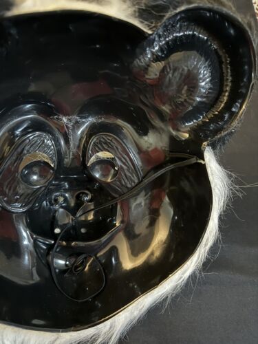 Panda Furry Friends Animal Costume Half Mask - Picture 5 of 7