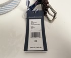 Vineyard Vines Kids Boys Seersucker Canvas Club Striped Blue White Brown Belt 26 — photo 7