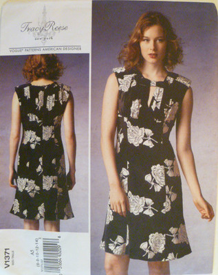 pleated bodice dress pattern Vogue 8555 Dress Pattern: Pleated Bodice, Six Style Options