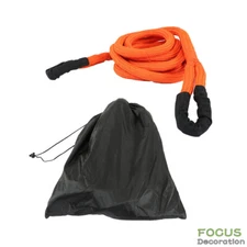 Orange 1" × 20' Snatch Strap 48000 LBS  Kinetic Recovery Energy Truck Tow Rope