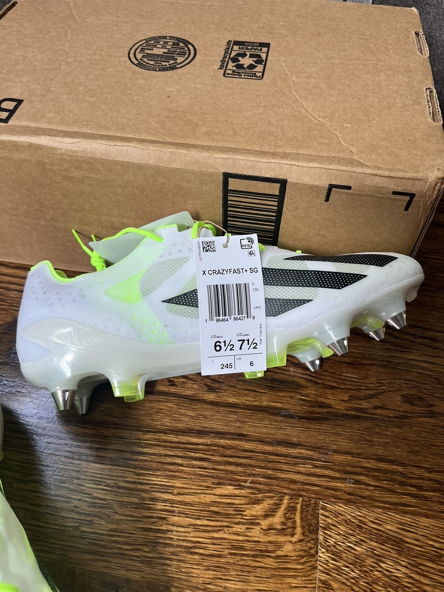 ADIDAS X CRAZYFAST + Plus SG Green Soccer Cleats Boots