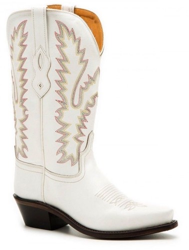 Bottes Western Vintage Nine West - Rouge Cuir, Talon 3 Pouces, Pointure 7 M, Occasion