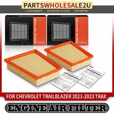 2x Engine Air Filter for Chevrolet Trailblazer 21-23 Buick Encore GX 20-24 DOHC