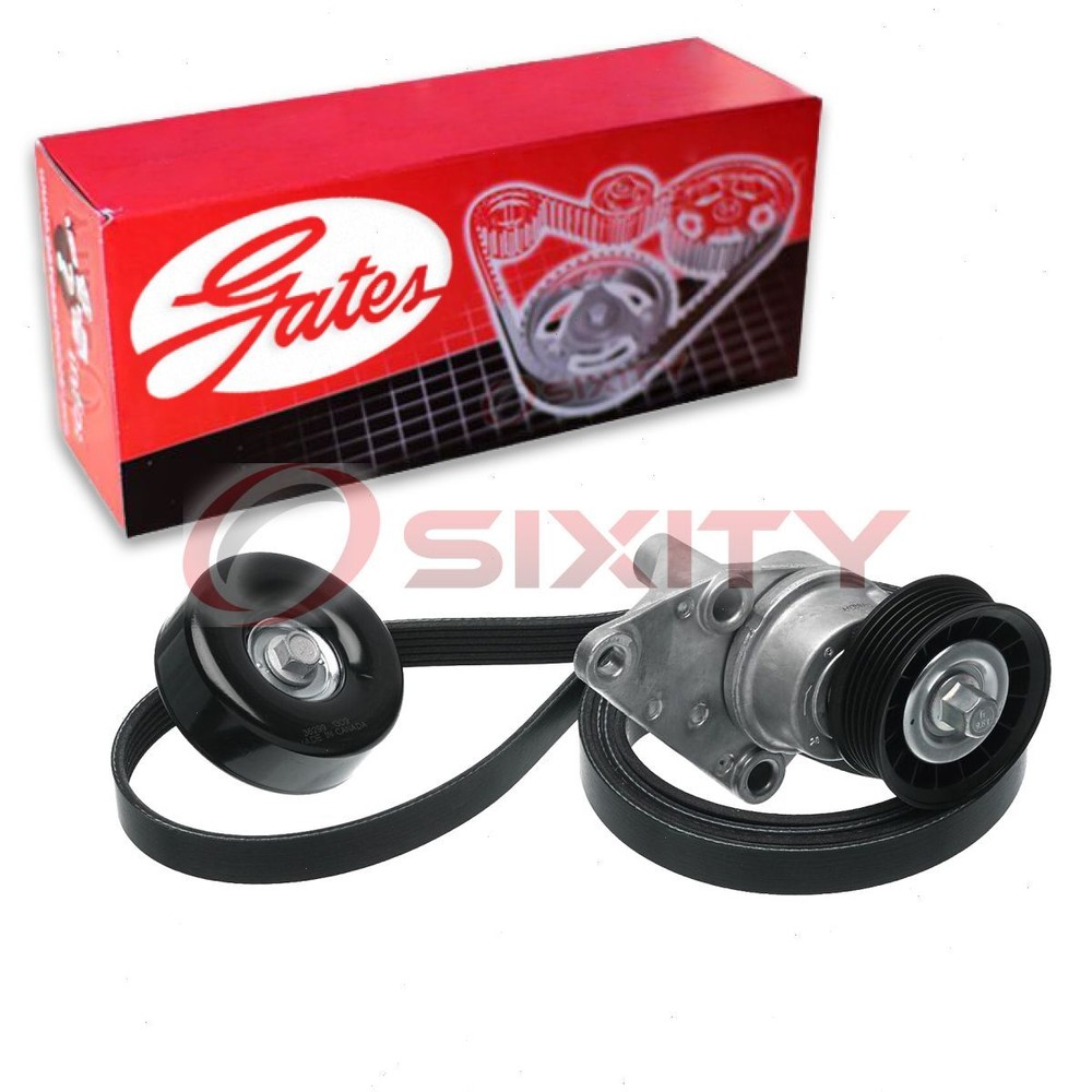 Gates Complete 90K-38158D Serpentine Belt Drive Kit for SX Belts