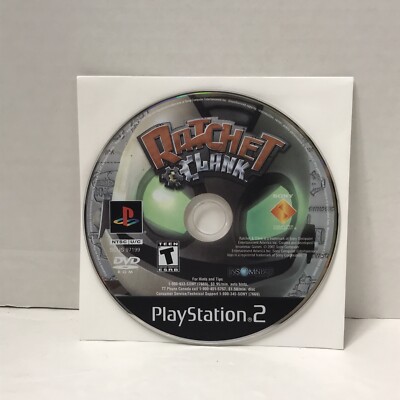 Ratchet & Clank PS2 Black Label  (Sony PlayStation 2) DISC ONLY Tested Working