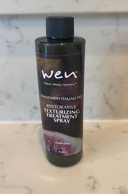 WEN MANDARIN ITALIAN FIG RESTORATIVE TEXTURIZING TREATMENT SPRAY 8 oz SEALED
