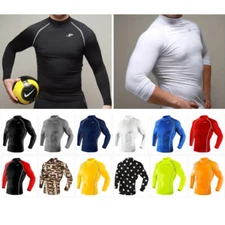 Take Five Mens Skin Tight Compression Base Layer Running Shirt S~2XL 001-1