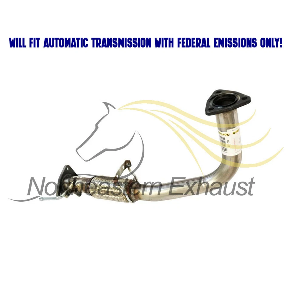 Tubo de escape delantero de acero inoxidable compatible con: Honda Accord 1998-2002 2,3 L automático Foto 4 de 4