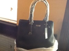 Tahari Metropolis Tote Bag In Black - New