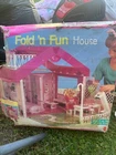 Vintage Barbie Fold n Fun Playset House 1992 w Original Box