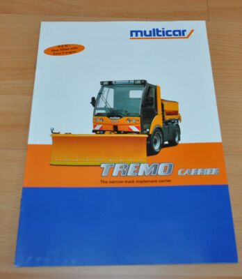 Multicar Tremo Carrier Truck DDR Brochure Prospekt
