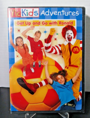 McKids Adventures One: Get Up and Go With Ronald (DVD, 2006) New
