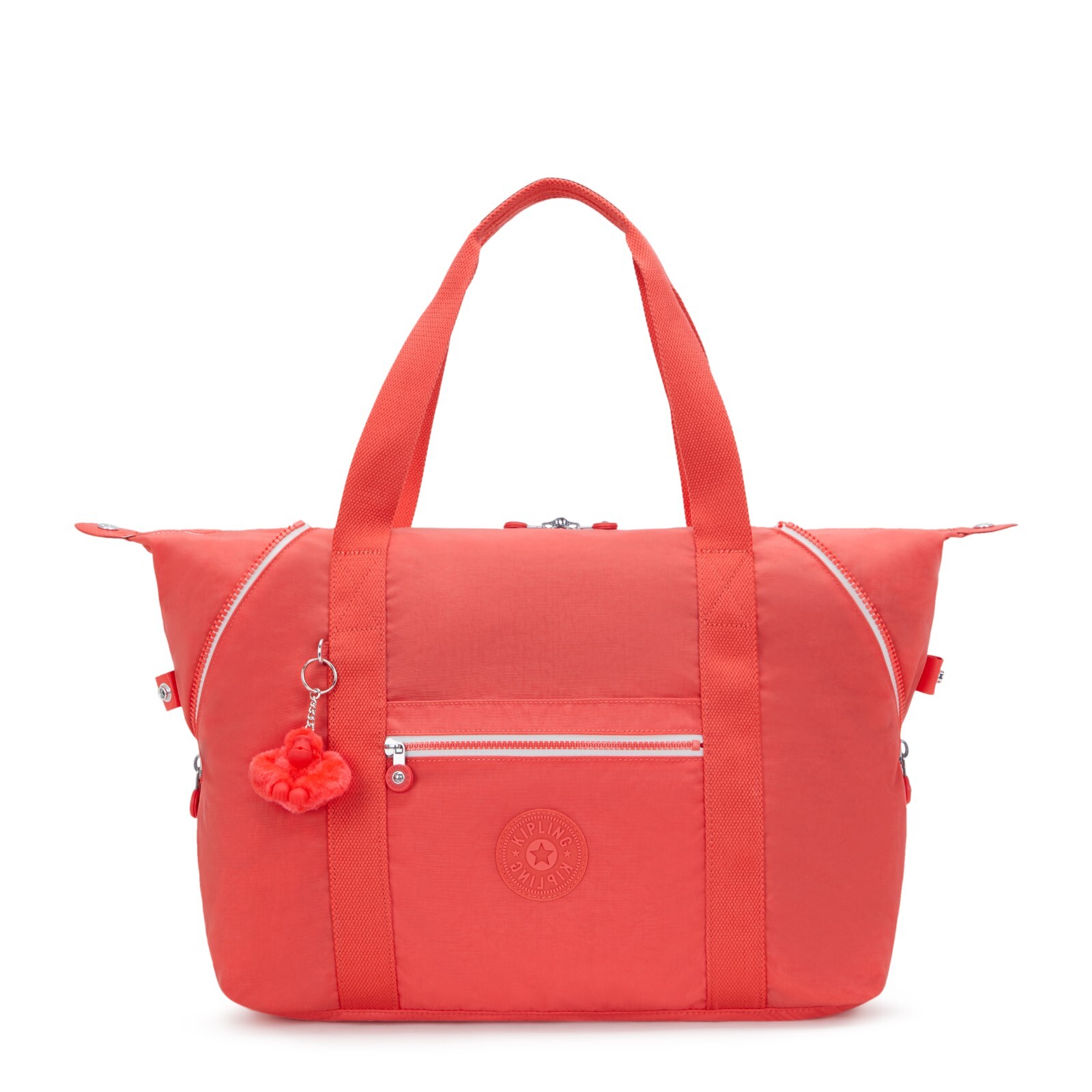 Kipling ART M Travel Tote - Almost Coral RRP £107