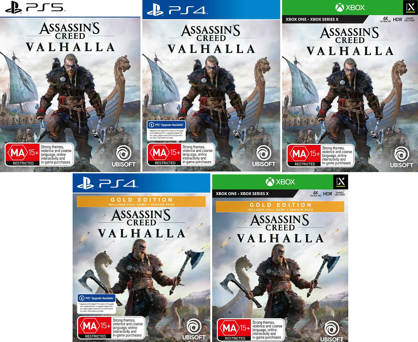 Assassin's Creed Valhalla Gold PS4 (International Edition)