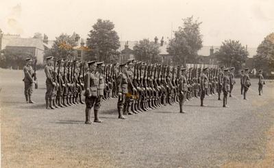Bedford School OTC Inspektion 1928 (C) ungebraucht RP alter PC