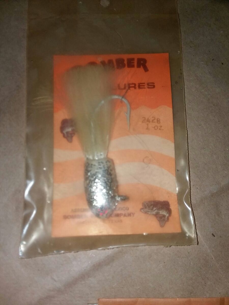 Bomber Lure lot Flare Hair Jig & more rare early crappie marabou Christmas  tree