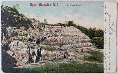 Old Stone Quarry UPPER MONTCLAIR NEW JERSEY Watchung Mountains UDB Postcard F2