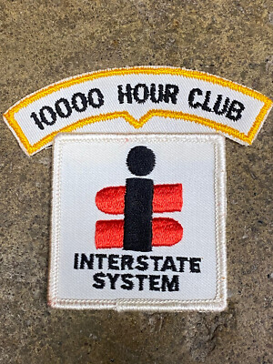 Interstate System 10,000 Hour Club Patch
