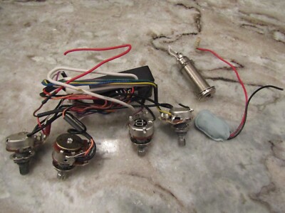WARWICK CORVETTE ROCK BASS GUITAR - ACTIVE EQ Pre-Amp WIRING HARNESS