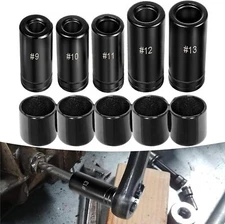 71670 5-Pcs Large Tap Socket Set with Holder, 5/8" to 1" Taps